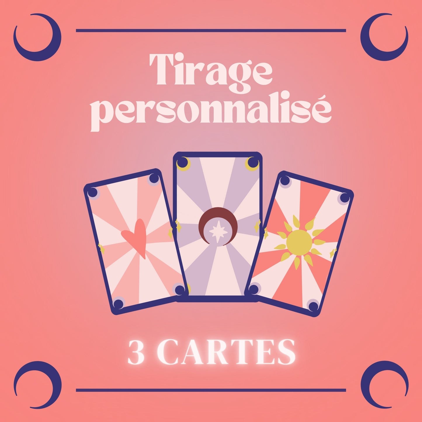 Tirage personnalisé 3 cartes